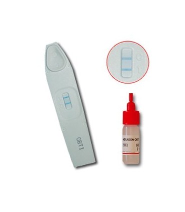 Test de rastros de sangre humana HEXAGON OBTI (6 o 24 test)