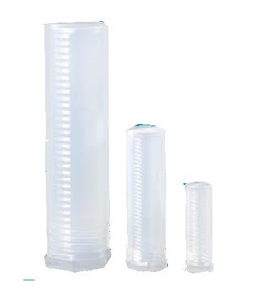 Tubo roscado muestras ajustable 35-62cm alto x 6,5cm diám(12Ud)