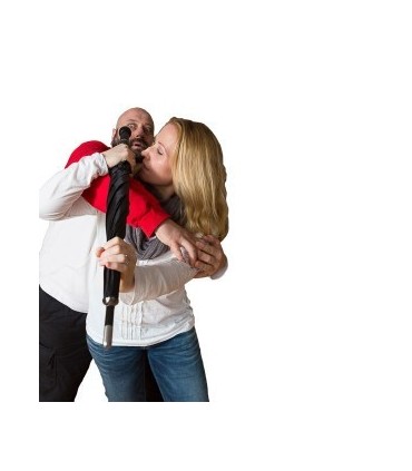 Paraguas de defensa UMBRELLA COMBAT COLOR NEGRO