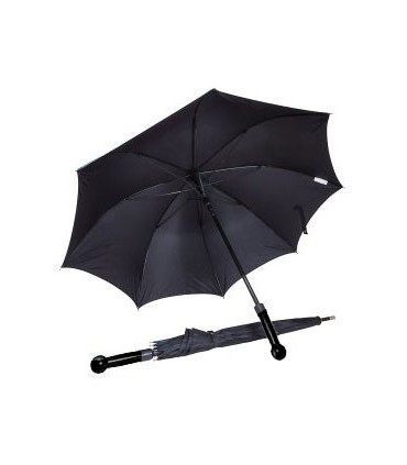 COMBAT-DEFENSE UMBRELLA. BLACK COLOR