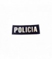 "POLICIA" Sign for chest velcro 13x4,5 cm