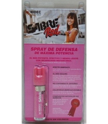 Defense Pepper Spray 22ml STREAM Pink - SABRE RED - Approved