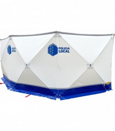 Accident Scene Privacy Screen in Public Road - 7.2 x 1.8m