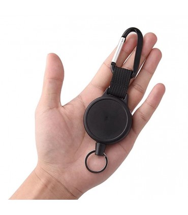 RETRACTABLE KEYCHAIN with STEEL CABLE for accessories