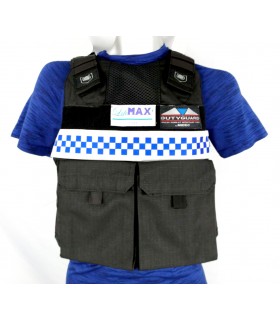 Exterior carrier garment for NIDEC woman vests models "LIFEMAX +" & "DUTYGUARD"