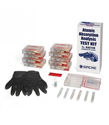 Test de disparo de arma de fuego, 10 test kits