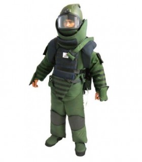 Refrigerated EOD Bomb suit with helmet