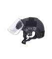 Ballistic Face Shield NIJ IIIA for helmets with rails ACH