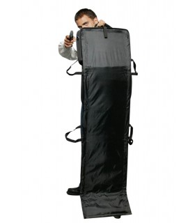 Maletín con escudo balístico desplegable NIJ IIIA - 160x50cm