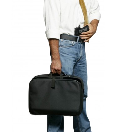 Briefcase with foldable bulletproof shield level NIJ IIIA 160x50 cm
