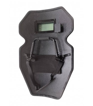 Ballistic Shield 1000x600mm NIJ III+ with window + LED lighting