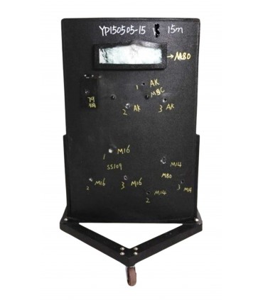 Ballistic Shield 1250x600mm NIJ IV with Window + LED lighting + Wheels
