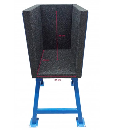 ATRAPA-BALAS. Módulo de seguridad anti-rebotes para armas. Zona abierta