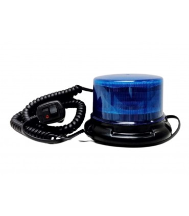 LED blue color flashing beacon with magnet base