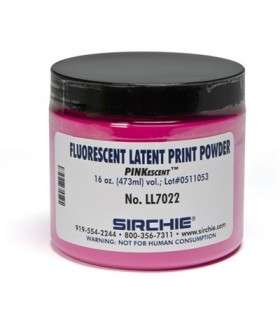 Revelador huellas mediante polvo fluorescente 16 oz.