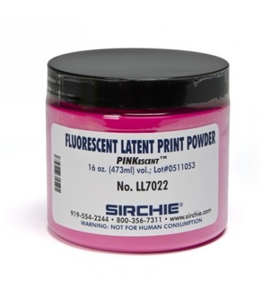 Revelador huellas mediante polvo fluorescente 16 oz.