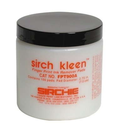 Eliminador de tinta toma huellas SIRCH KLEEN® 100uds