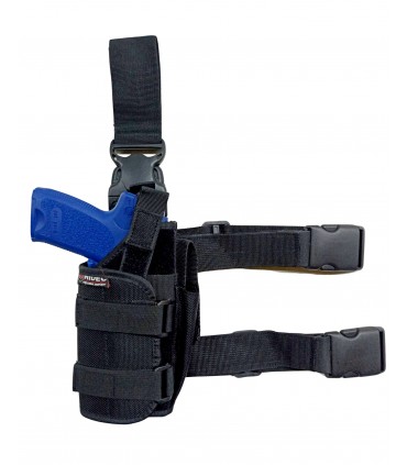 Universal Tactical Drop-Leg Holster (2-in-1, Magazine Pouch)