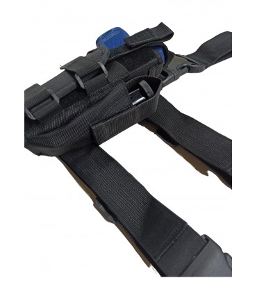 Universal Tactical Drop-Leg Holster (2-in-1, Magazine Pouch)