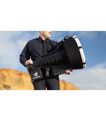 SUPERHAILER Acoustic-Warning Signal Projector for crowd control