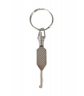 LLAVE UNIVERSAL para GRILLETES con anilla rotatoria. Color plata.