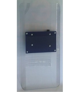Reinforced Polycarbonate Riot Shield - 110x60x0,4 cm