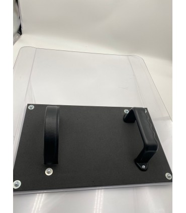 Reinforced Polycarbonate Riot Shield - 110x60x0,4 cm