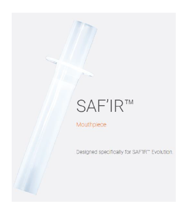 DISPOSABLE MOUTHPIECES with NON-RETURN VALVE for SAFIR 25 uds