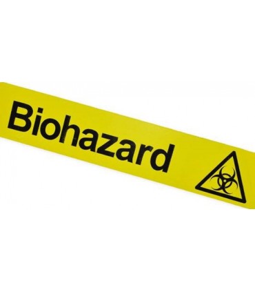 Cinta adhesiva para sellado evidencias biológicas 33mt rojo