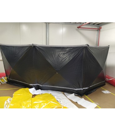 MAMPARA de PRIVACIDAD de HERIDOS y ACCIDENTES  en vía pública 7,2 x 1,8m