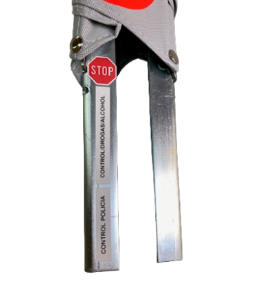 FOLDABLE TRIANGULAR TRAFFIC SIGNAL. COMBO DIRECTION