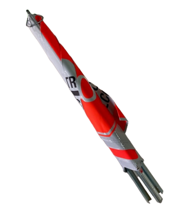 SEÑAL de TRÁFICO TRIANGULAR 70cm. PLEGABLE. COMBO DIRECCIÓN