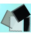 Trasplantador de huellas transparente 10 x 11,5 cm con escala (pack 25 uds)