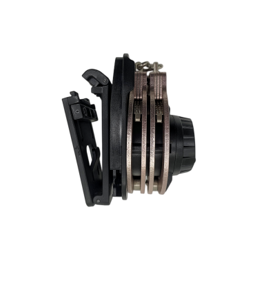 Quick-release Handcuff Holder with adjustable belt clip