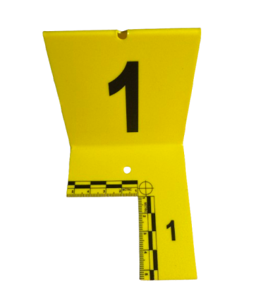 Numbered Bipods 1-20 w/ double metric scale for Photographic Evidence