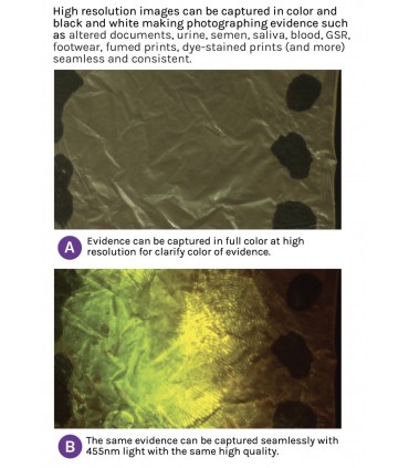 FSIS II, cámara de localización de huellas y rastros para Laboratorio