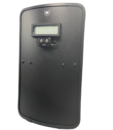 Escudo balístico 930x560mm NIJ IIIA con ventana + iluminación LED