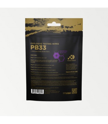 PEROXIDE BASE EXPLOSIVE DETECTION WIPES (10 tests/Bag)
