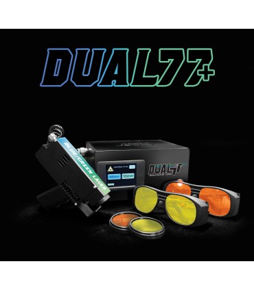 Dual 77+ Pistol Grip Investigation Laser - 8W 532nm and 8W 445nm