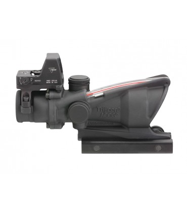 Visor TRIJICON ACOG 4x32 ilum. dual ret. crosshair roja+rmr
