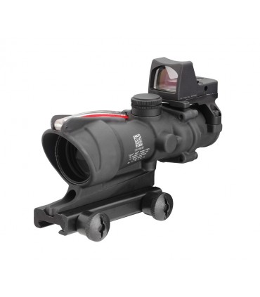 Visor TRIJICON ACOG 4x32 ilum. dual ret. crosshair roja+rmr