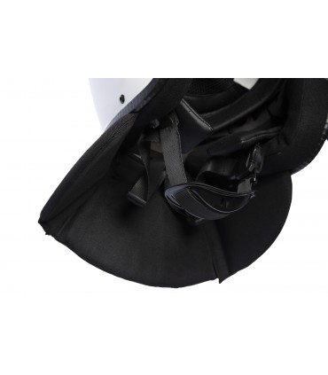 CASCO ANTI-DISTURBIOS con SOPORTES LATERALES para MASCARA ANTIGÁS