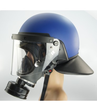 Antiriot Helmet with side sockets for gas mask