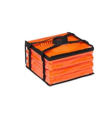 KIT de CONOS PLEGABLES y REFLECTANTES de BALIZAMIENTO de 40cm de ALTURA. NARANJA. 4uds