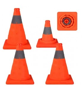 Foldable Reflective cones. 40cm. high