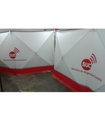 Accident Scene Privacy Screen in Public Road - 7.2 x 1.8m