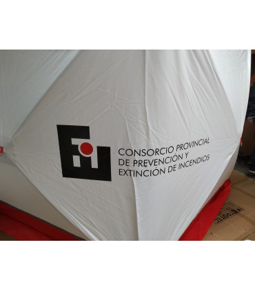 Accident Scene Privacy Screen in Public Road - 7.2 x 1.8m