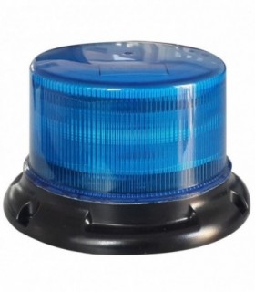 PILOTO LANZA-DESTELLOS LED AZUL. BASE MAGNETICA para TECHO