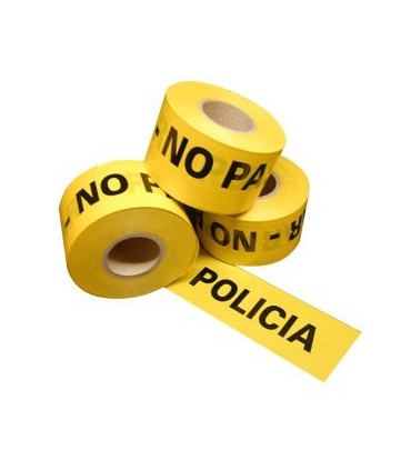 Barrier tape 5000m (10cmx250m) "POLICIA -NO PASAR" - 20 units