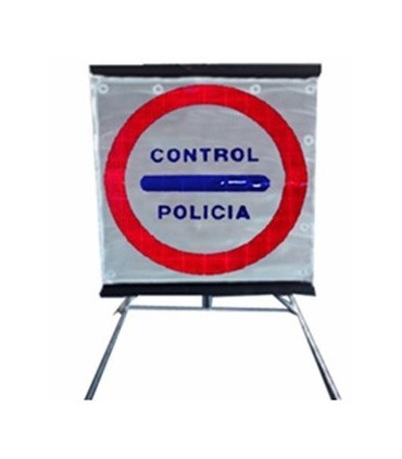 Trípode plegable para señales de tráfico